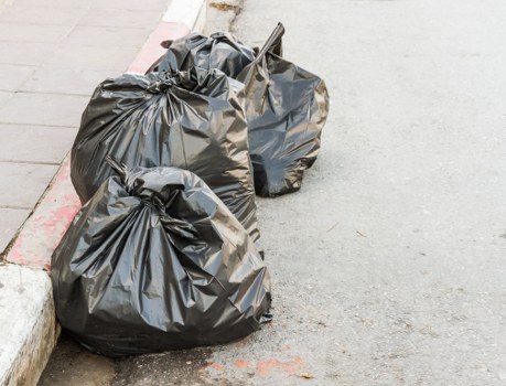 Waste collection trucks operating in Seven Sisters